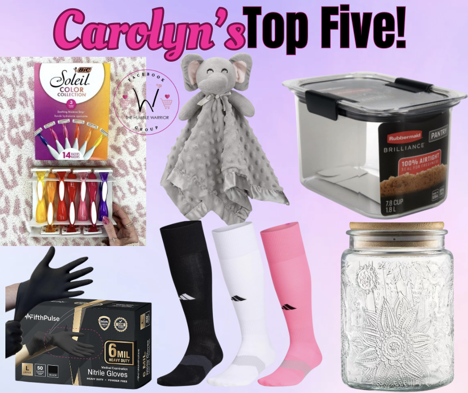 Carolyn’s Top Five!